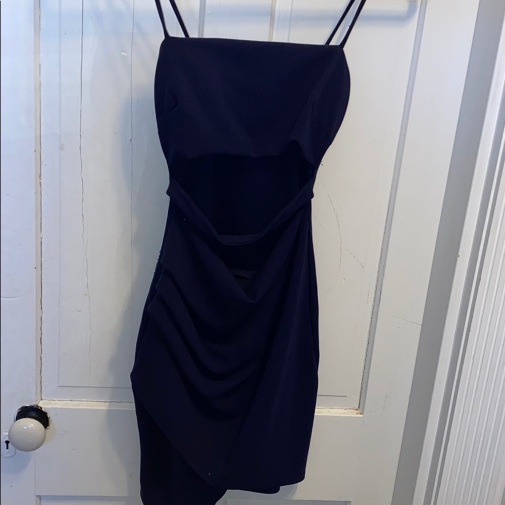 Dark Blue Mini Dress